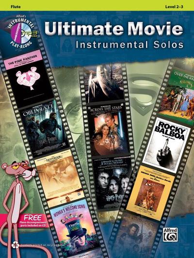 ULTIMATE MOVIE INSTRUMENTAL SOLOS: FLUTE (BOOK/CD) +CD