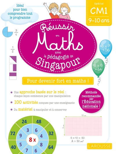 REUSSIR EN MATHS AVEC SINGAPOUR CM1