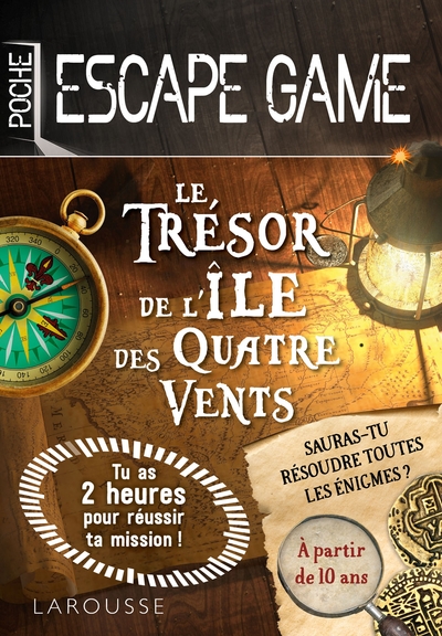 ESCAPE DE GAME DE POCHE  - LE TRESOR DE L´ILE DES QUATRE VENTS