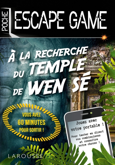 ESCAPE GAME DE POCHE - A LA RECHERCHE DU TEMPLE DE WEN SE