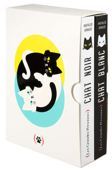 COFFRET CHAT NOIR CHAT BLANC