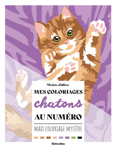 MES COLORIAGES AU NUMERO - CHATONS