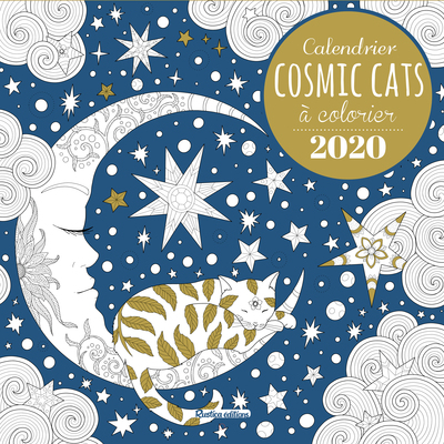 CALENDRIER COSMIC CATS A COLORIER 2020