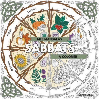 MES MANDALAS SABBATS A COLORIER