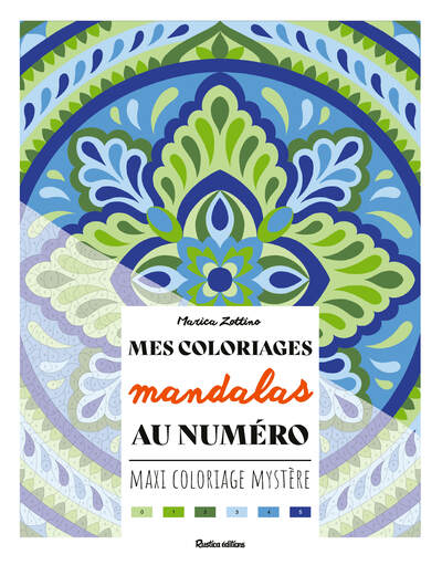 MES COLORIAGES AU NUMERO - MANDALAS