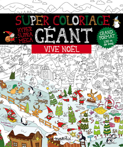 SUPER COLORIAGE GEANT VIVE NOEL