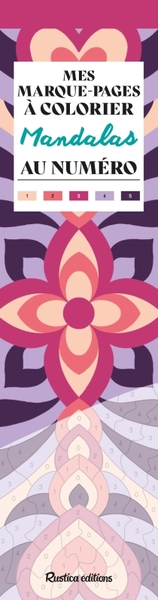 MES MARQUE-PAGES A COLORIER AU NUMERO - MANDALAS