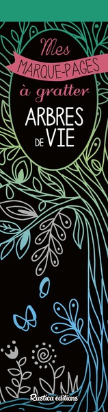 MES MARQUE-PAGES A GRATTER : ARBRES DE VIE