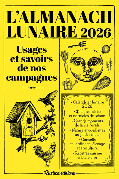 ALMANACH LUNAIRE DES USAGES ET SAVOIRS DE NOS CAMPAGNES 2026