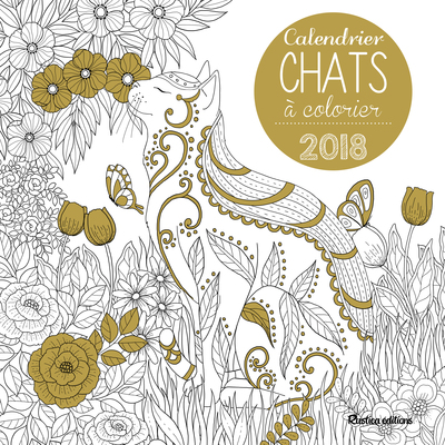CALENDRIER CHATS A COLORIER 2018