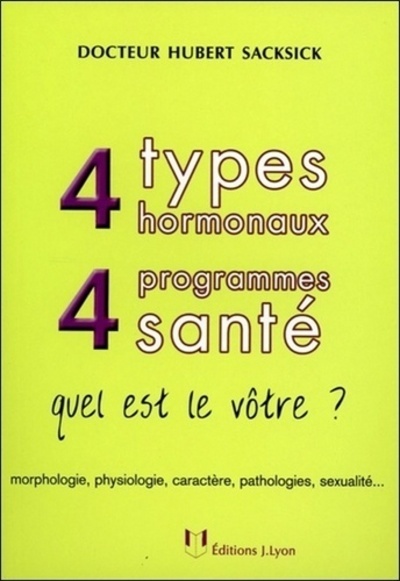 4 TYPES HORMONAUX 4 PROGRAMMES SANTE