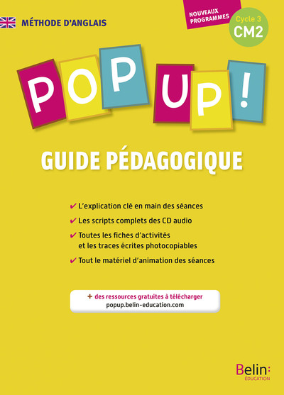POP UP ! CM2 GUIDE PEDAGO