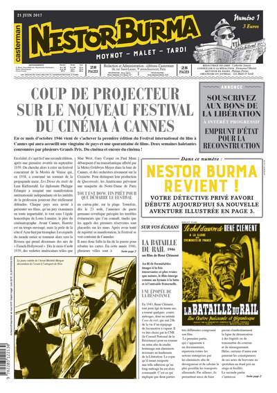 NESTOR BURMA L´HOMME AU SANG BLEU JOURNAL N 1