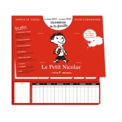 CALENDRIER DE LA FAMILLE LE PETIT NICOLAS SEPT 2015-SEPT 2016