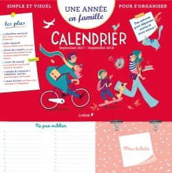 CALENDRIER FAMILIAL SEPTEMBRE 2017/2018 UNE ANNEE EN FAMILLE