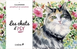 CALENDRIER PERPETUEL LES CHATS D ISY : 52 SEMAINES