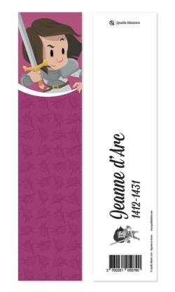 PACK 20 MARQUE PAGES JEANNE D´ARC