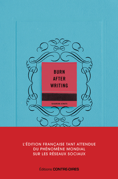 BURN AFTER WRITING (BLEU) - L´EDITION FRANCAISE OFFICIELLE