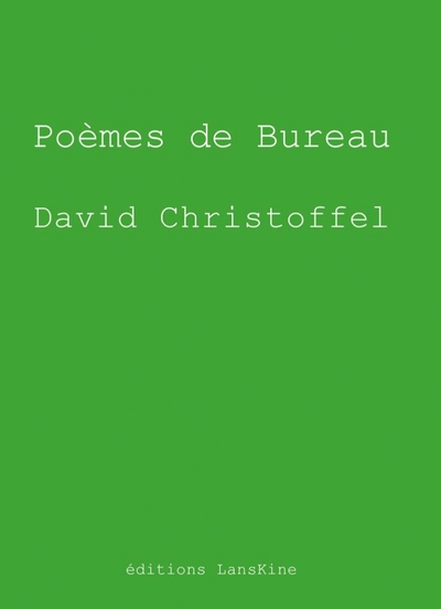 POEMES DE BUREAU