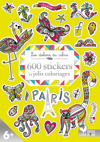 600 STICKERS ET JOLIS COLORIAGES