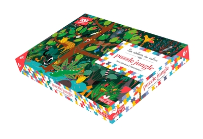 PUZZLE JUNGLE - 1 PUZZLE 100 PIECES ET DES JEUX D´OBSERVATION