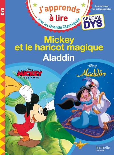 DISNEY - MICKEY ET LE HARICOT MAGIQUE / ALADDIN SPECIAL DYS (DYSLEXIE)