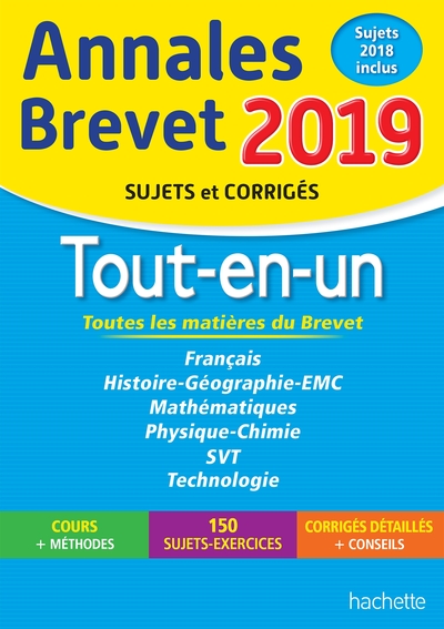 ANNALES BREVET 2019 TOUT-EN-UN