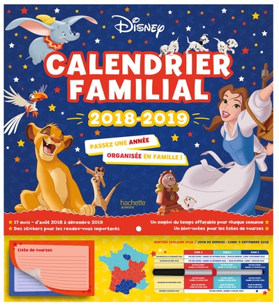 DISNEY CLASSIQUES - CALENDRIER FAMILIAL - UNE ANNEE ORGANISEE