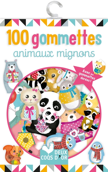 100 GOMMETTES - ANIMAUX MIGNONS