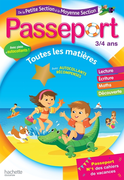 PASSEPORT DE LA PS A LA MS - 3/4 ANS