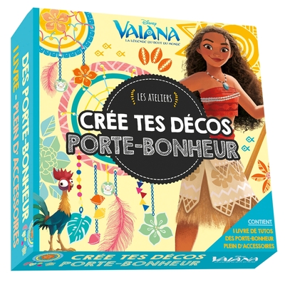 VAIANA - LES ATELIERS DISNEY - COFFRET CREE TES DECOS PORTE-BONHEUR