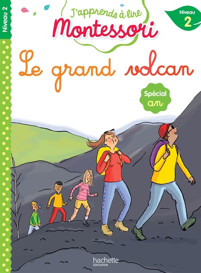 GRAND VOLCAN, NIVEAU 2 - J´APPRENDS A LIRE MONTESSORI