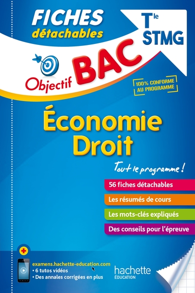 OBJECTIF BAC FICHES DETACHABLES ECO-DROIT TERM STMG