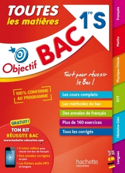 OBJECTIF BAC - TOUTES LES MATIERES 1ERE S