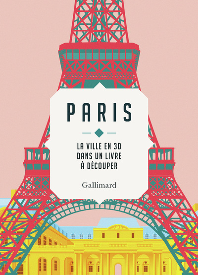 PARIS - LE VILLE EN 3D DANS UN LIVRE A DECOUPER