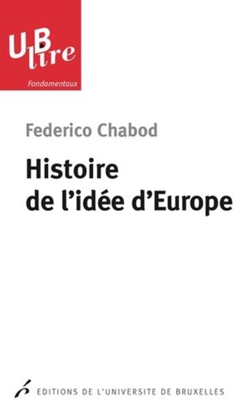 HISTOIRE DE L´IDEE D´EUROPE