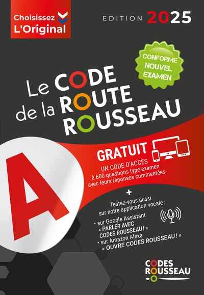 CODE DE LA ROUTE ROUSSEAU B 2025