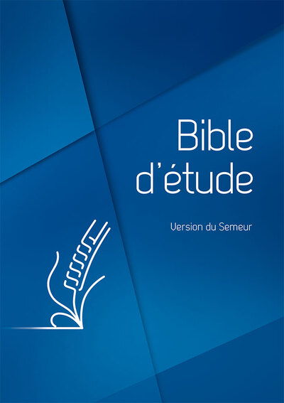 BIBLE D´ETUDE SEMEUR COUVERTURE RIGIDE BLEUE, TRANCHE BLANCHE