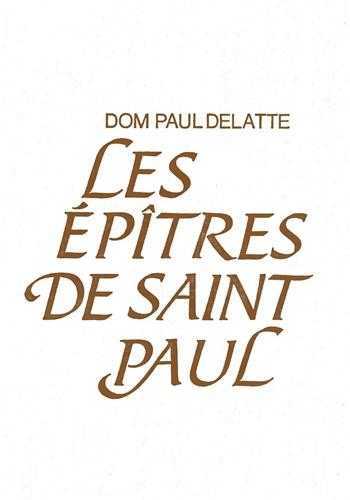 EPITRES DE ST PAUL