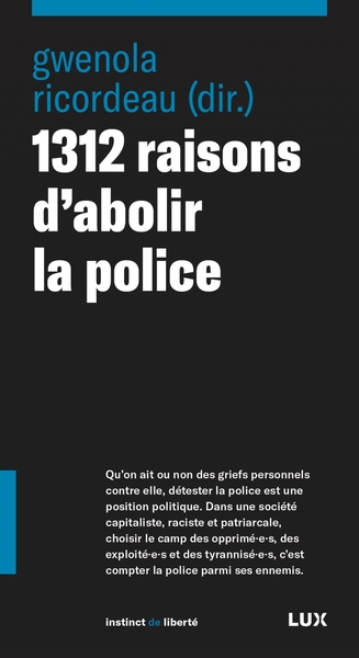 1312 RAISONS D´ABOLIR LA POLICE